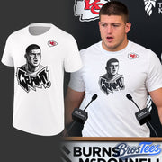 2026 Exclusive George Karlaftis T-Shirt Signatures Print for Kansas City Chiefs fans