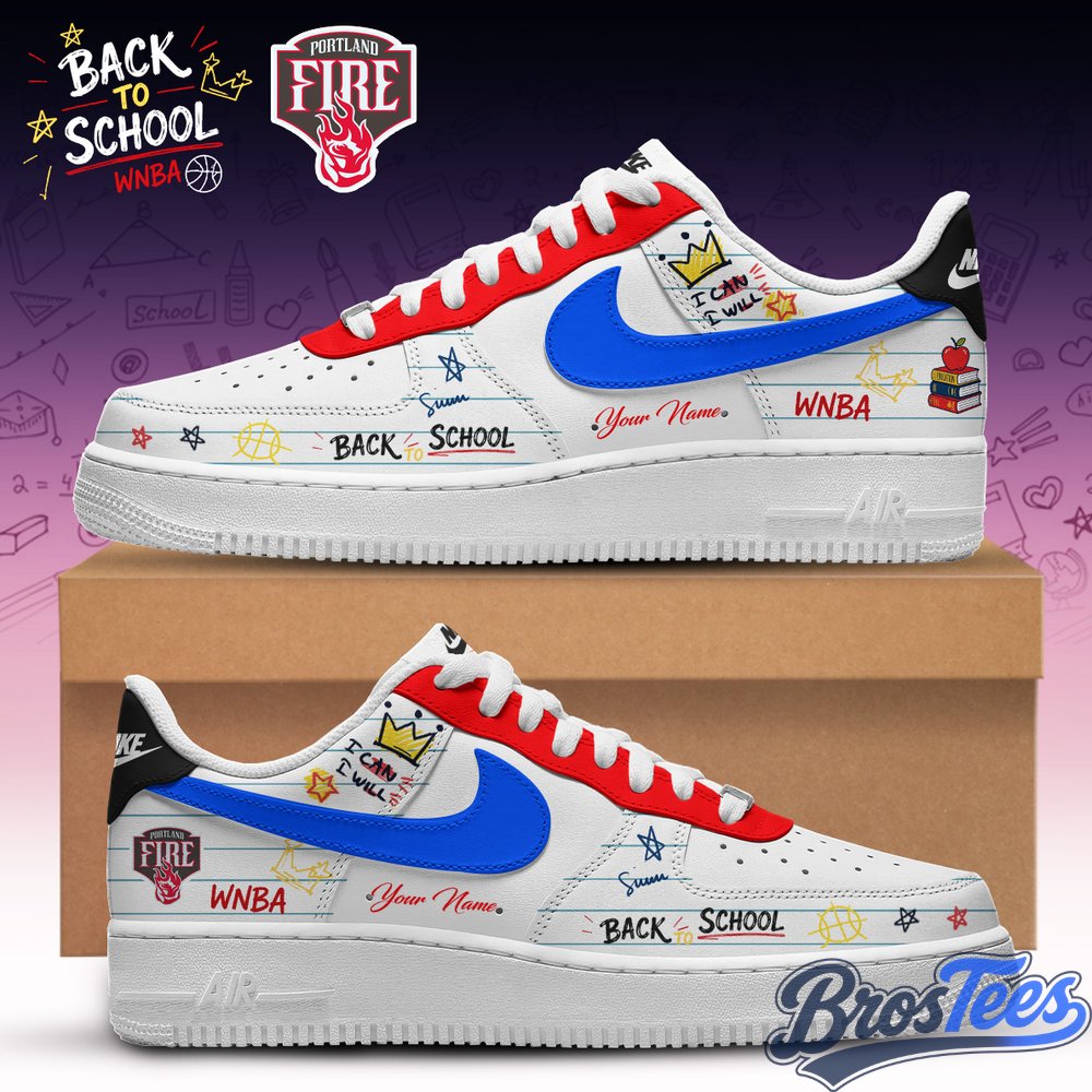 All Teams WNBA x Back to School Custom Air Force 1 Shoes