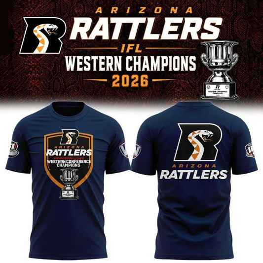 Arizona Rattlers 2026 Western Conference Champions T-Shirt