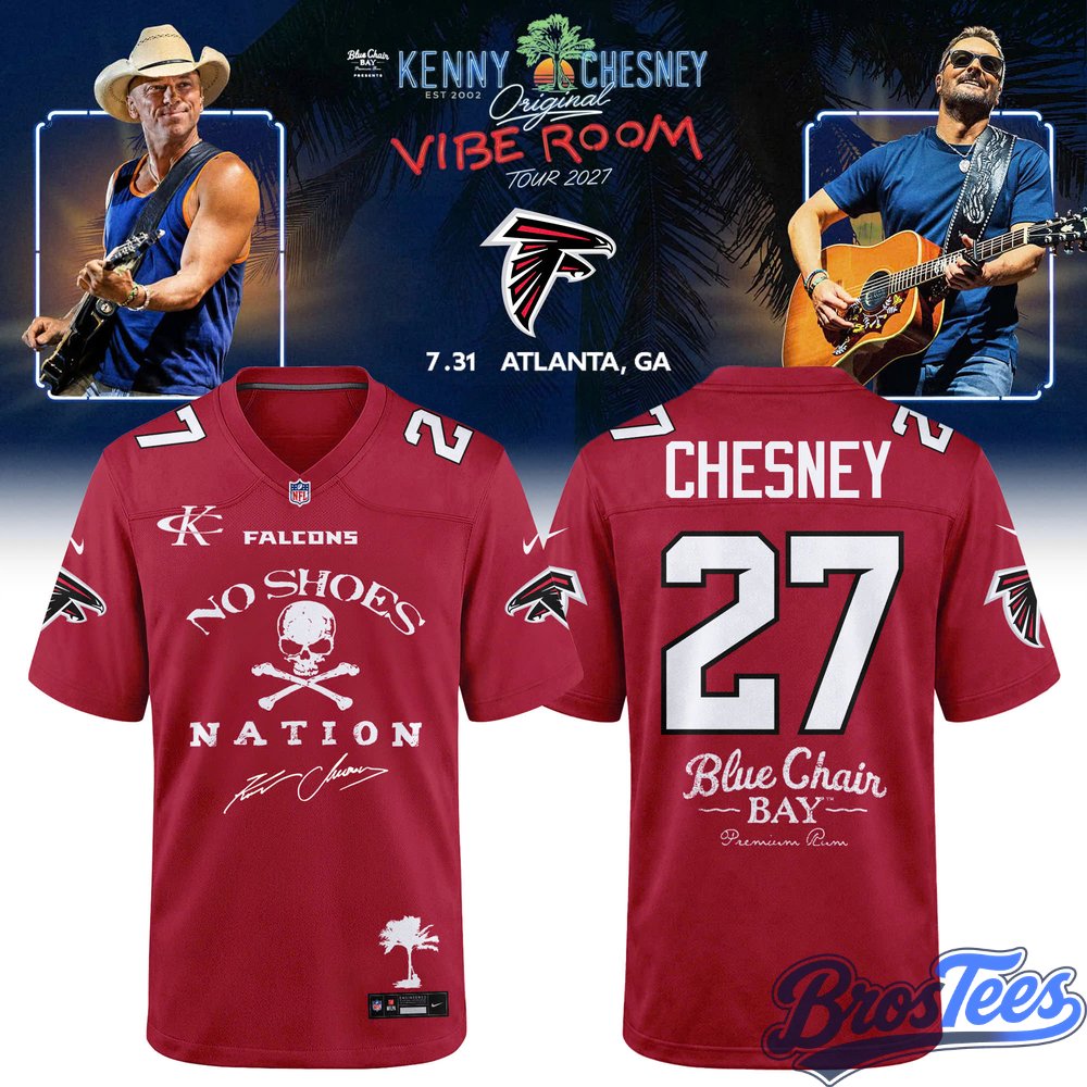 Atlanta Falcons x Kenny Chesney The Original Vibe Room Tour 2027 Jersey