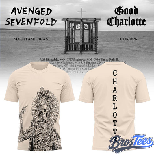 Avenged Sevenfold A7X 2026 North American Tour T-Shirt