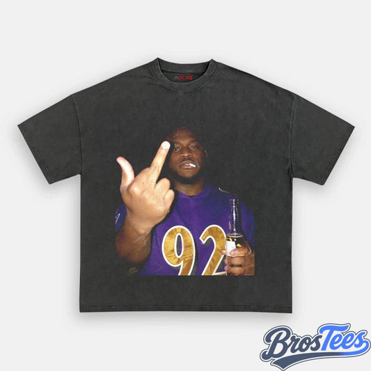 Baltimore Ravens Justin Madubuike Drinking & Middle Finger Tee