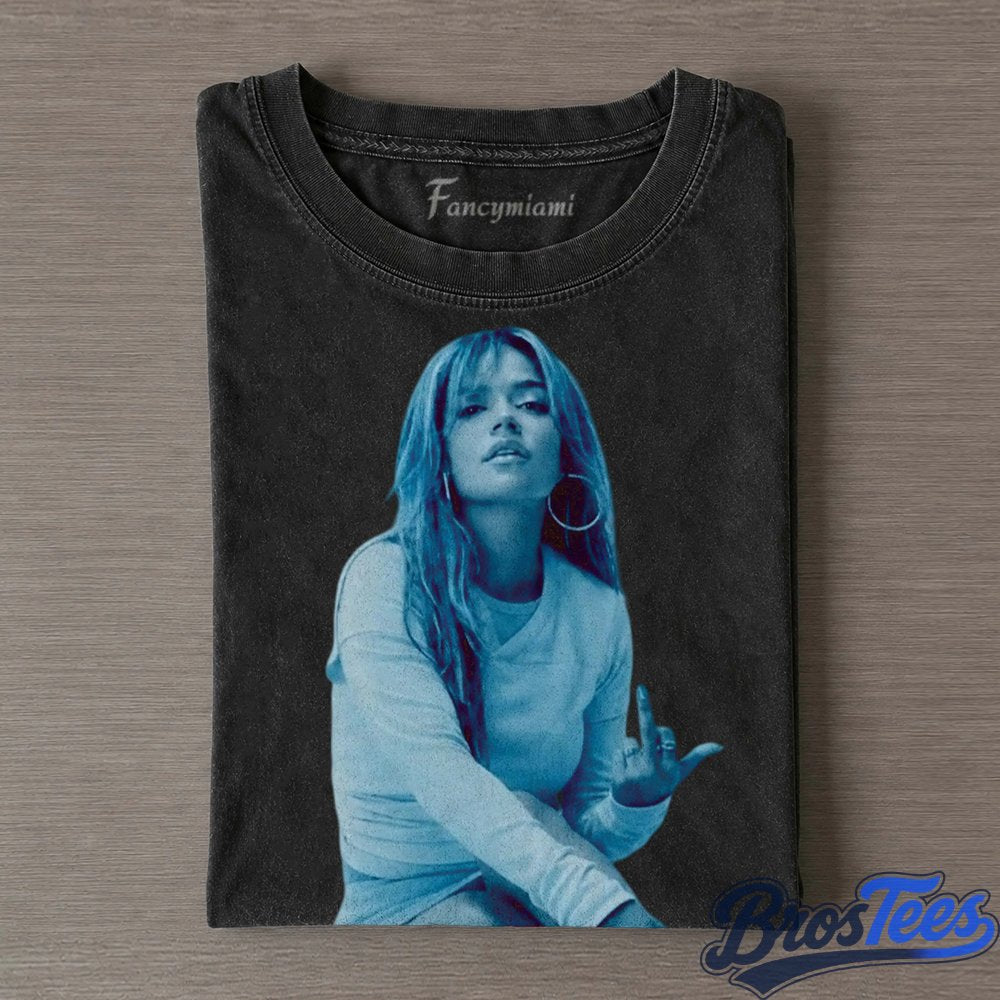 Billie Eilish Blue Portrait Tee