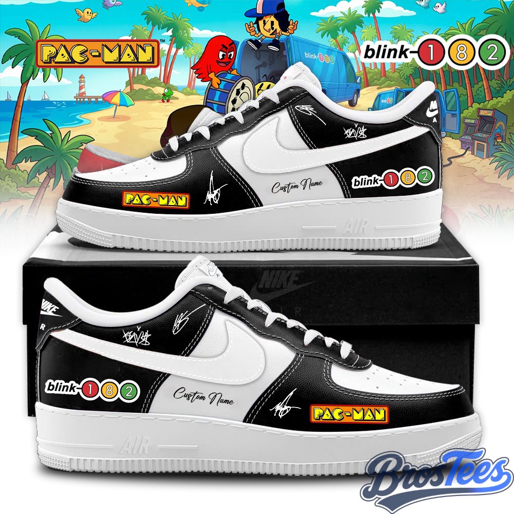 Blink-182 x PAC-MAN Special AF1 Shoes