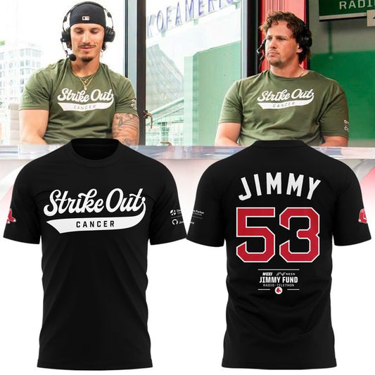 Boston Red Sox Strike out cancer T-shirt 2026