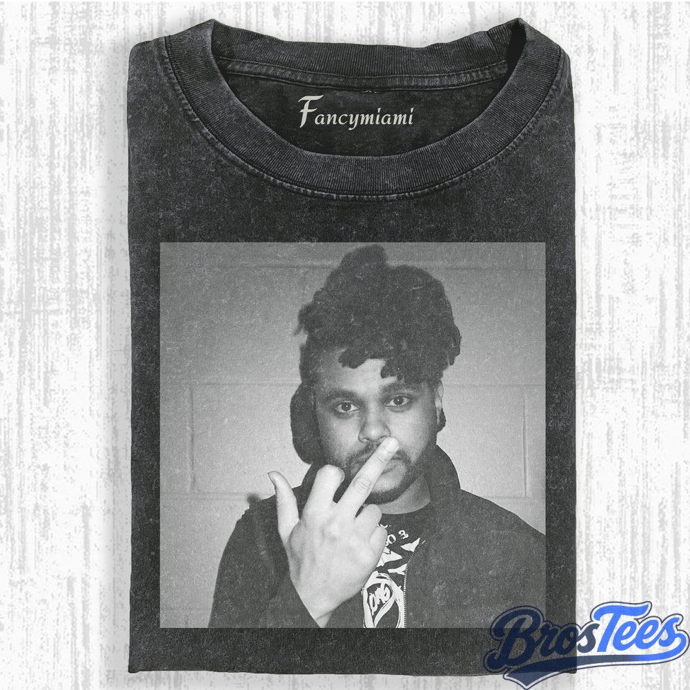 Bruno Mars Finger on Lips Portrait Tee