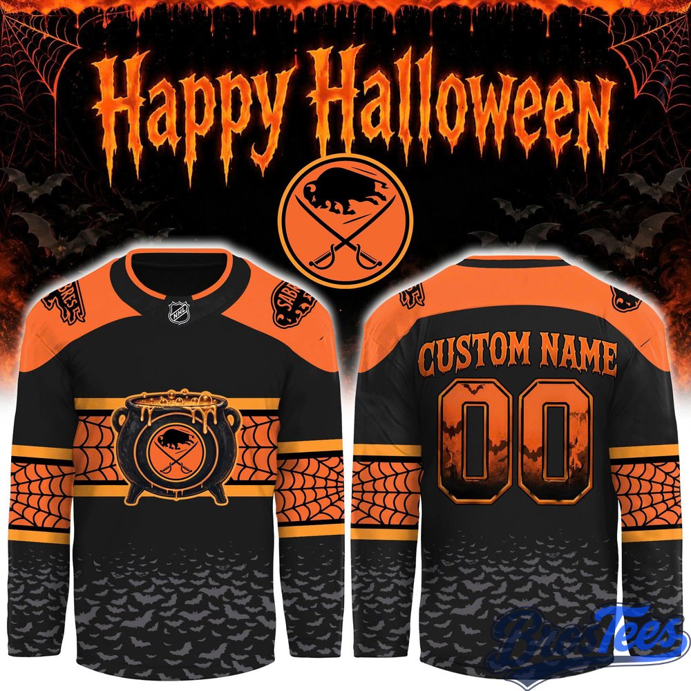 Buffalo Sabres x Halloween Day '26 Custom Hockey Jersey