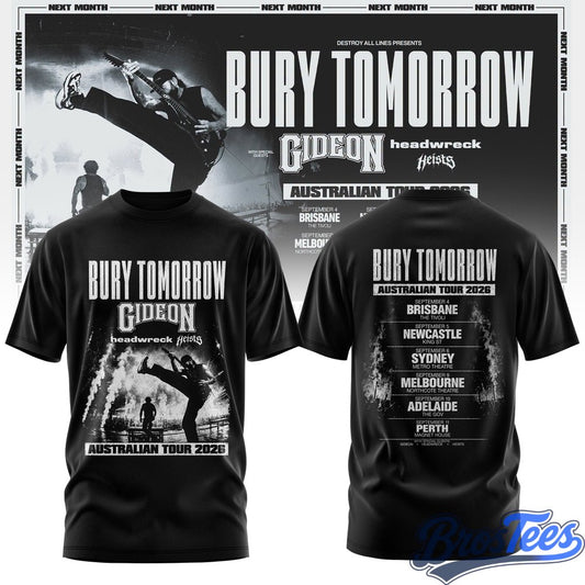 Bury Tomorrow – ‘Will You Haunt Me’ Australian Tour 2026 Limited T-Shirt