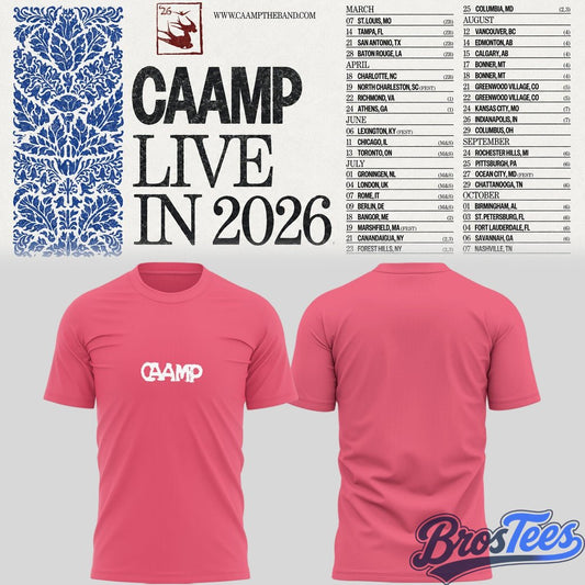 Caamp Live in 2026 Special T-Shirt 2D