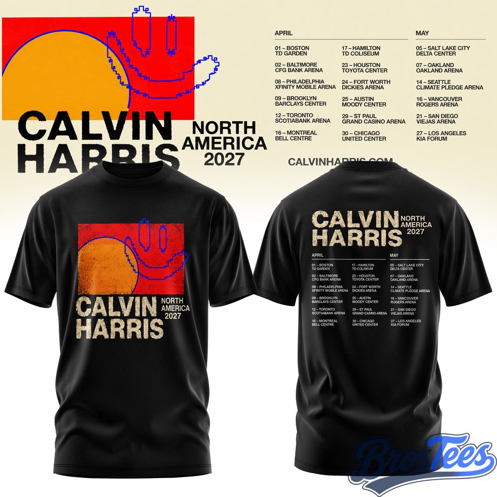 Calvin Harris North America Tour 2027 T-Shirt