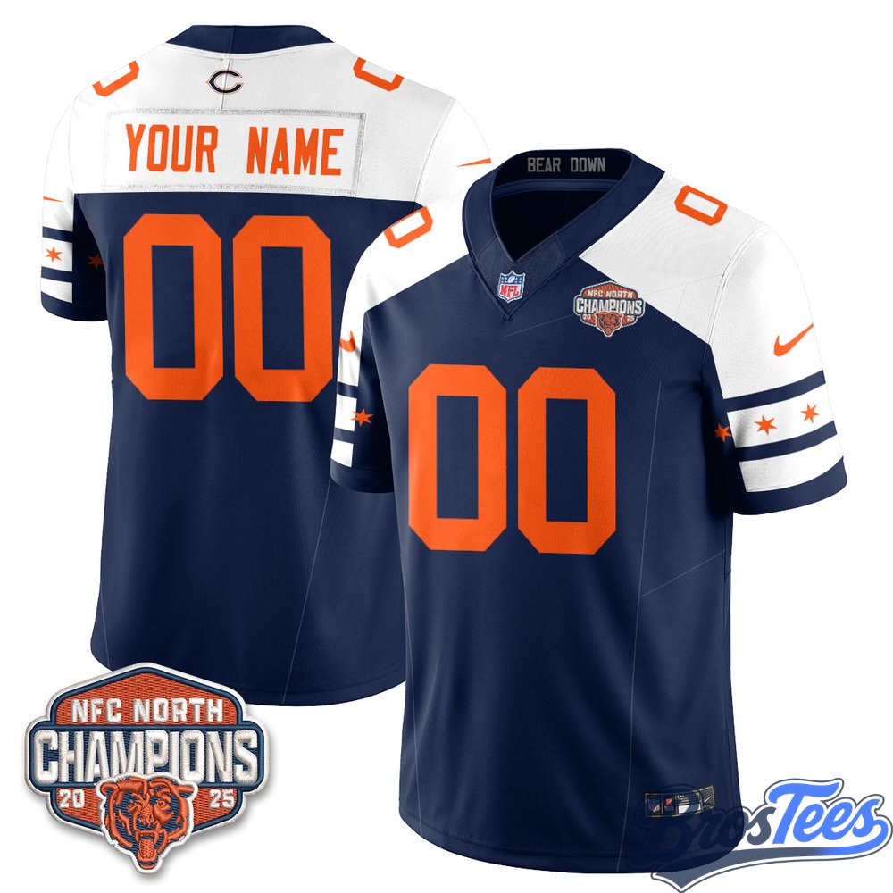 Chicago Bears Fangear Edition Custom Football Jersey