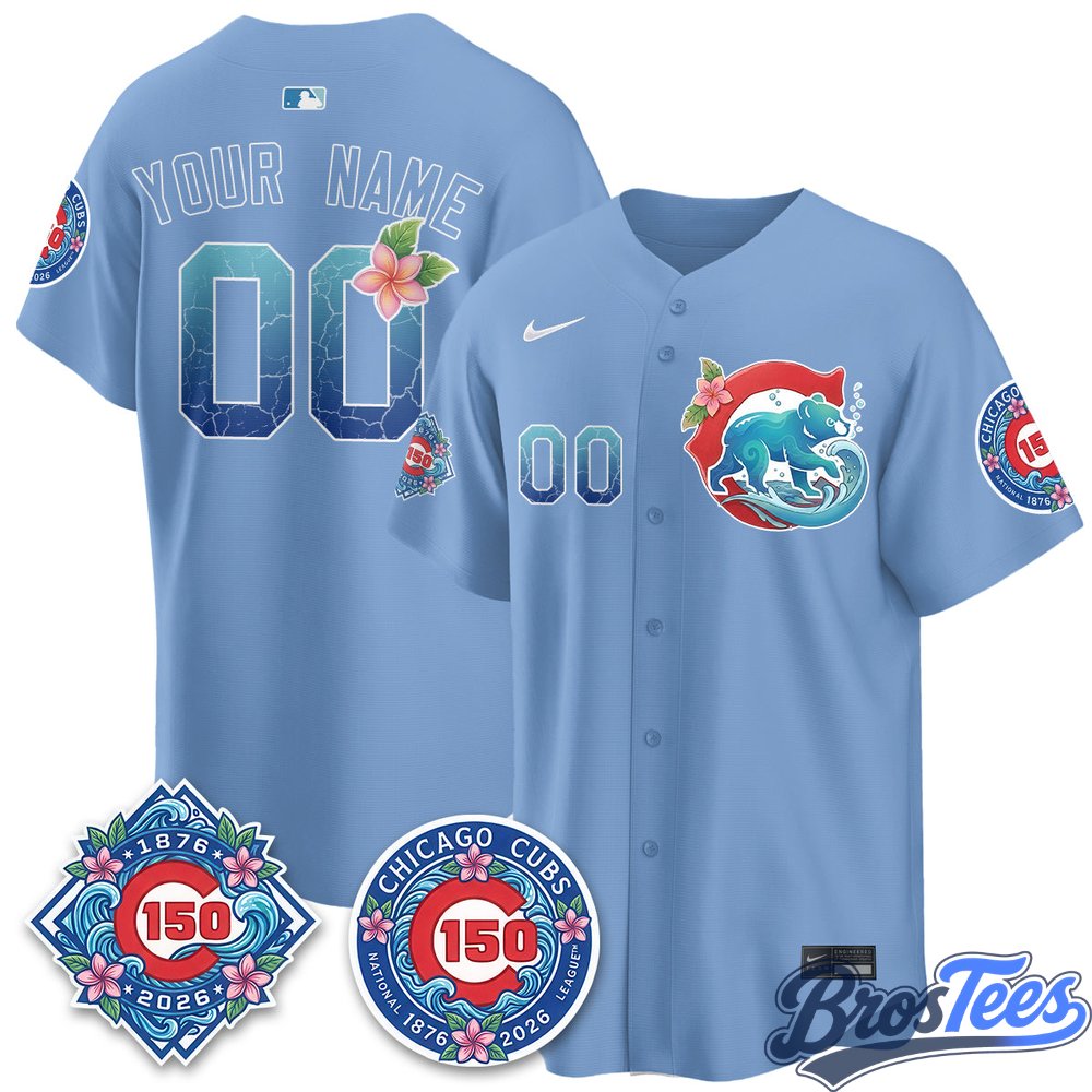 Chicago Cubs 2026 Aloha Spirit Vapor Limited Custom Baseball Jersey