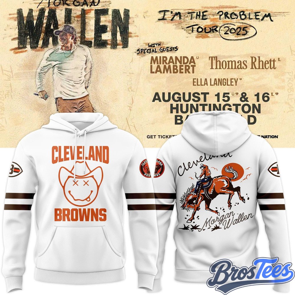 Cleveland Browns x Morgan Wallen Tour Hoodie