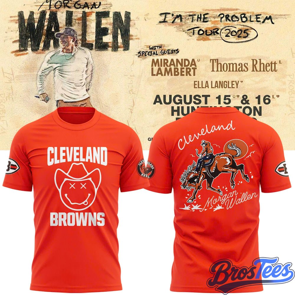 Cleveland Browns x Morgan Wallen Tour T-Shirt
