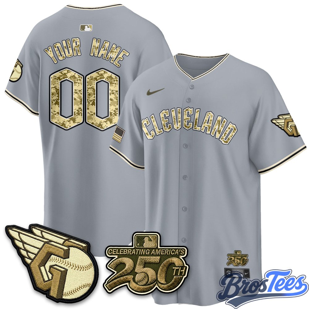 Cleveland Guardians Armed Force Day 2026 Custom Baseball Jersey