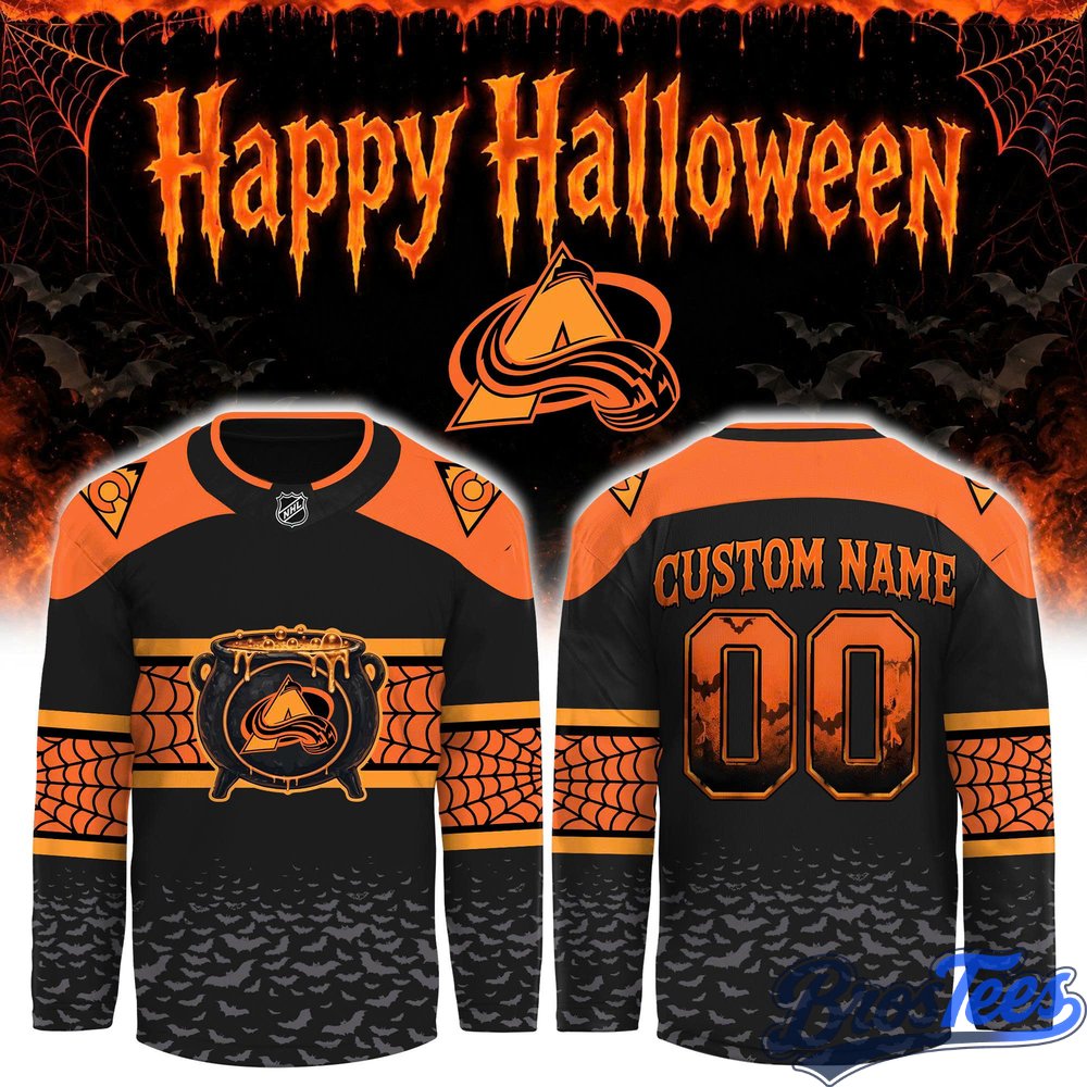 Colorado Avalanche x Halloween Day '26 Custom Hockey Jersey