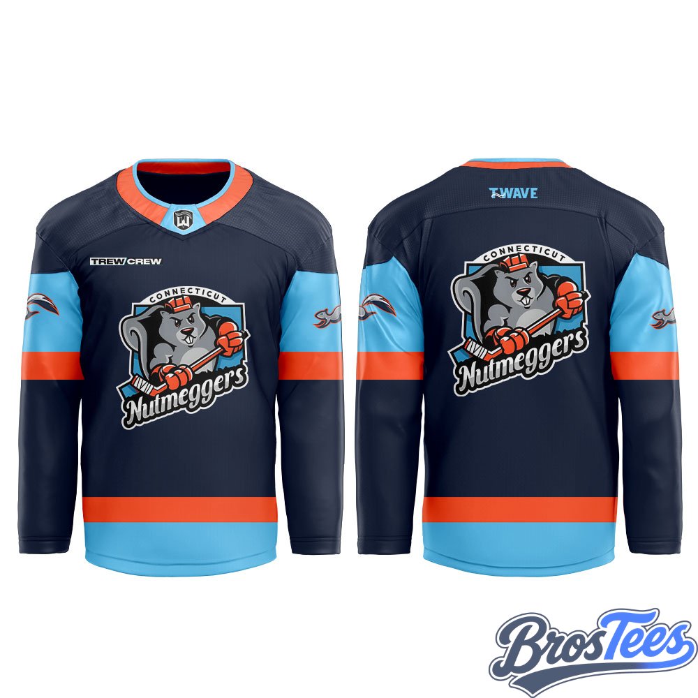 Connecticut Nutmeggers Special New 2026 Hockey Jersey - Home