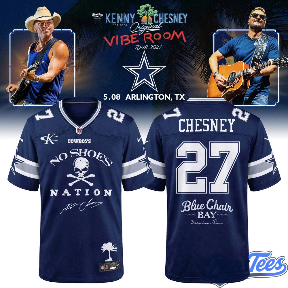 Dallas Cowboys x Kenny Chesney The Original Vibe Room Tour 2027 Jersey