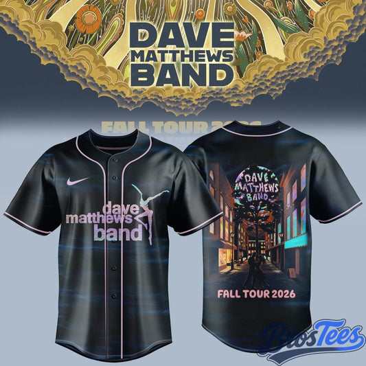 Dave Matthews Band Fall Tour 2026 Baseball Jersey