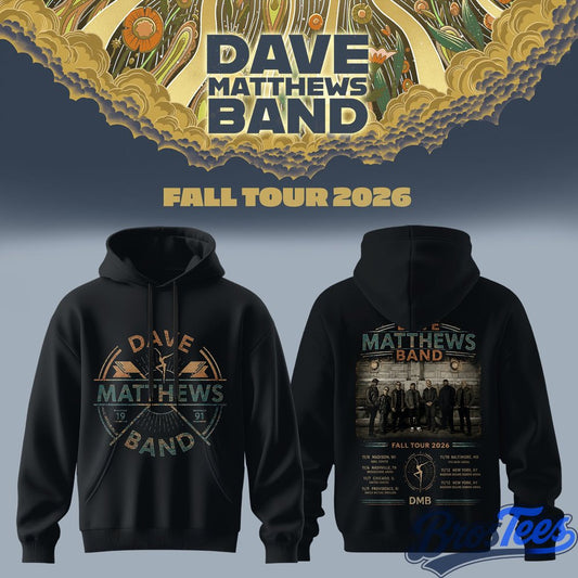 Dave Matthews Band Fall Tour 2026 Hoodie