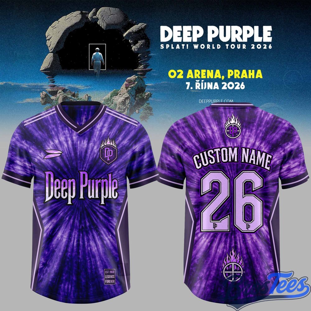 Deep Purple SPLAT! World Tour 2026 Football Jersey