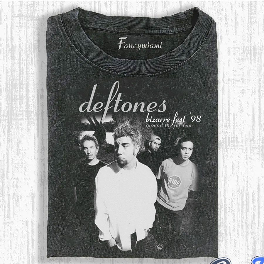 Deftones Bizarre Fest 1998 Band Tee
