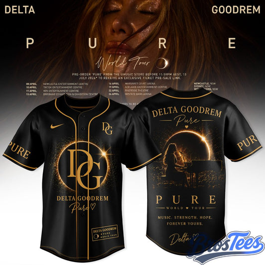 Delta Goodrem Pure World Tour Baseball Jersey