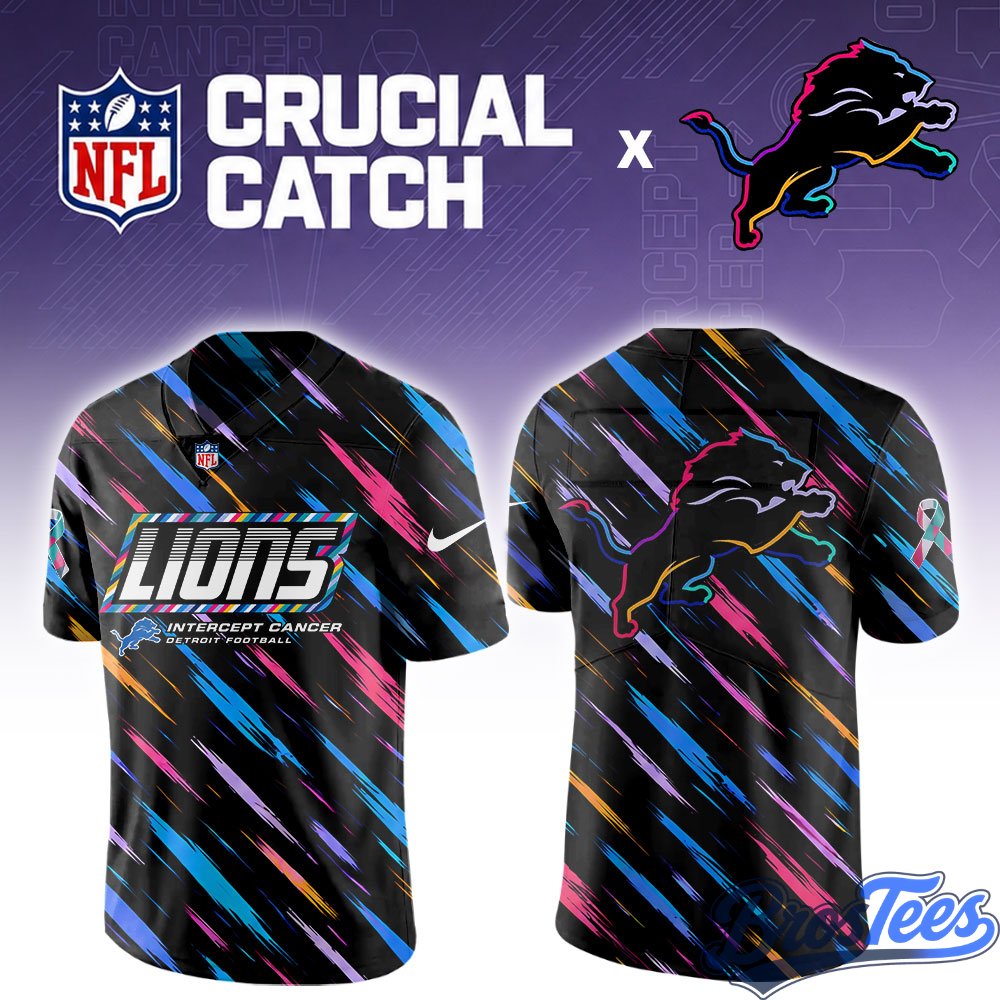 Detroit Lions 2026 Crucial Catch Special Football Jersey