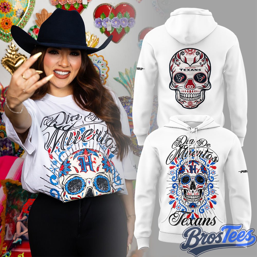 Día de los Muertos x Houston Texans Hoodie
