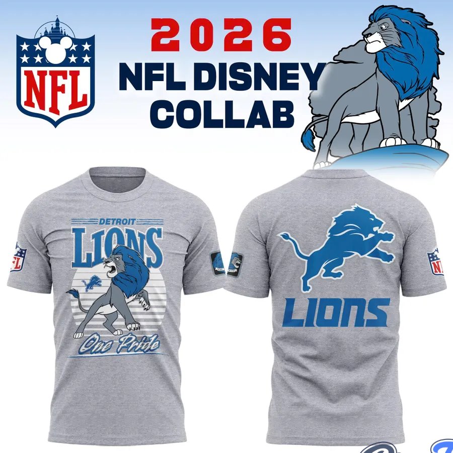 Disney x Detroit Lions Collaboration Graphic Shirt – BrosTees