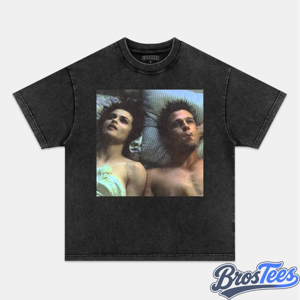 Fight Club Marla Singer and Tyler Durden Lying Down Tee