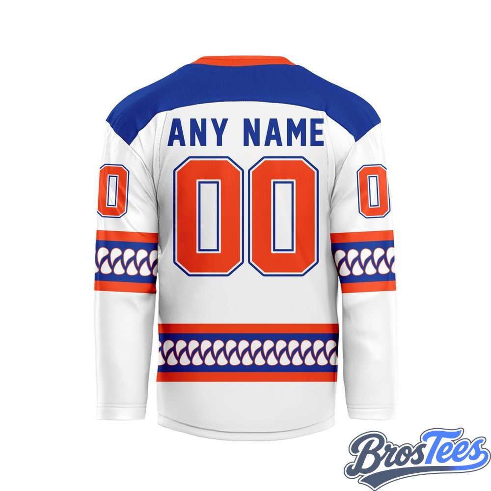 Florida Gators Personalized White Hockey Jersey