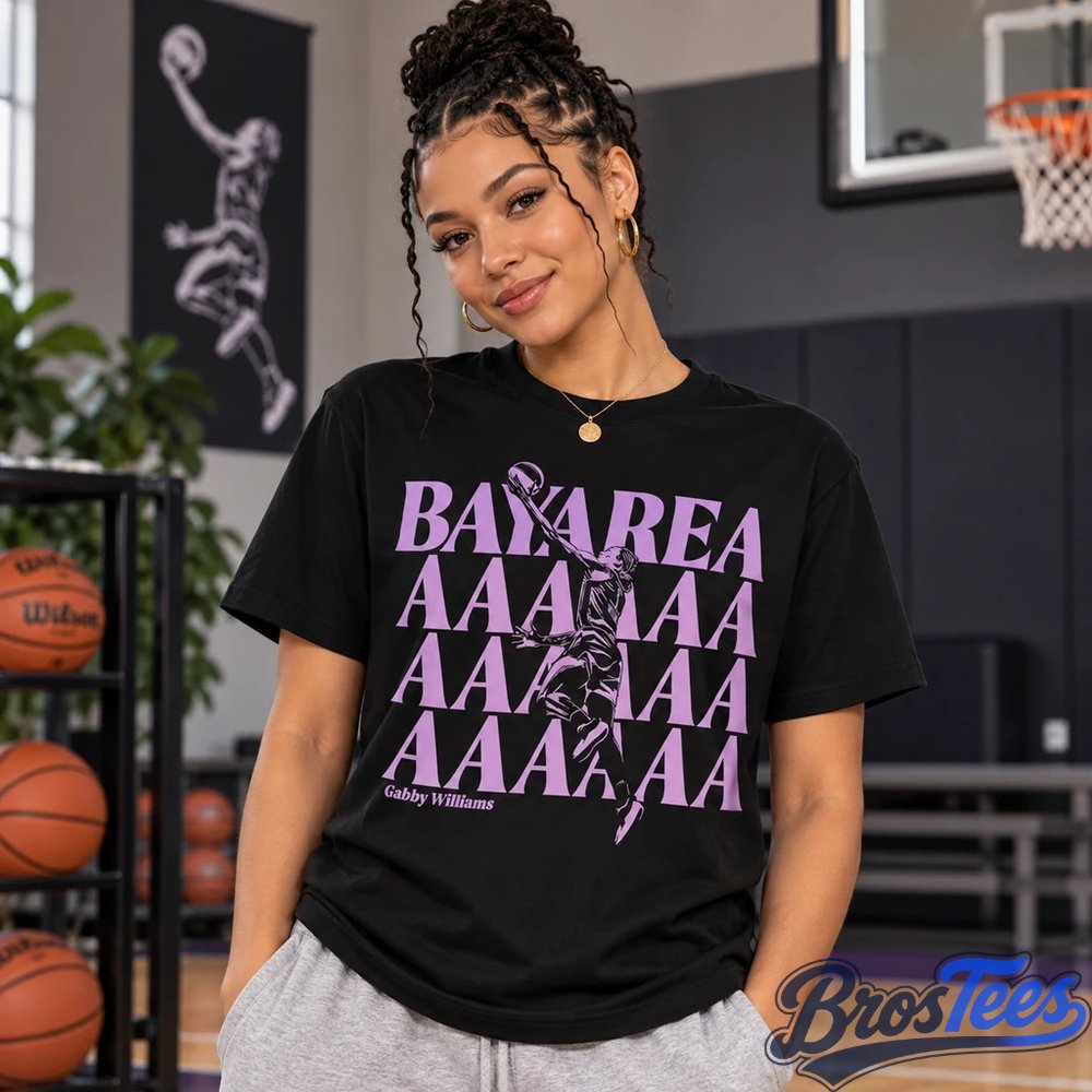 Golden State Valkyries Gabby Williams Bay Areaaaa Graphic Shirt