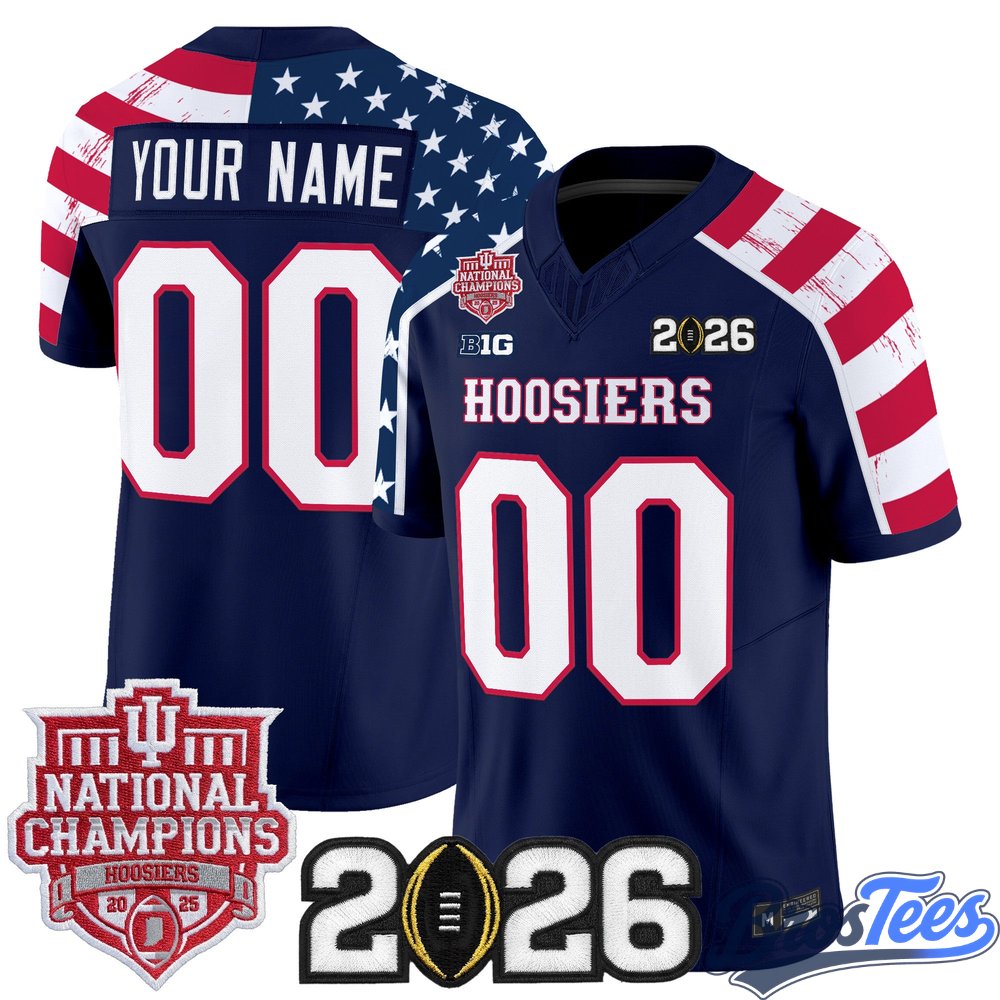 Indiana Hoosiers America 250 Edition Vapor Limited Custom Football Jersey