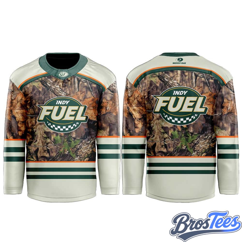 Indy Fuel Mossy Oak Camo Night Hockey Jersey