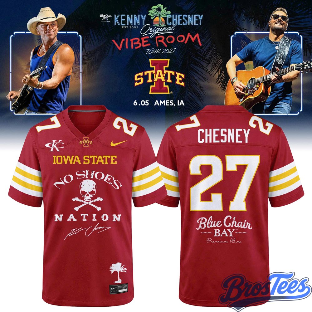 Iowa State Cyclones x Kenny Chesney The Original Vibe Room Tour 2027 Jersey