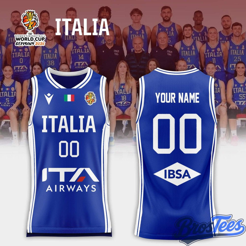 Italy Basketball 2026 FIBA Women’s World Cup Basketball Jersey Edition
