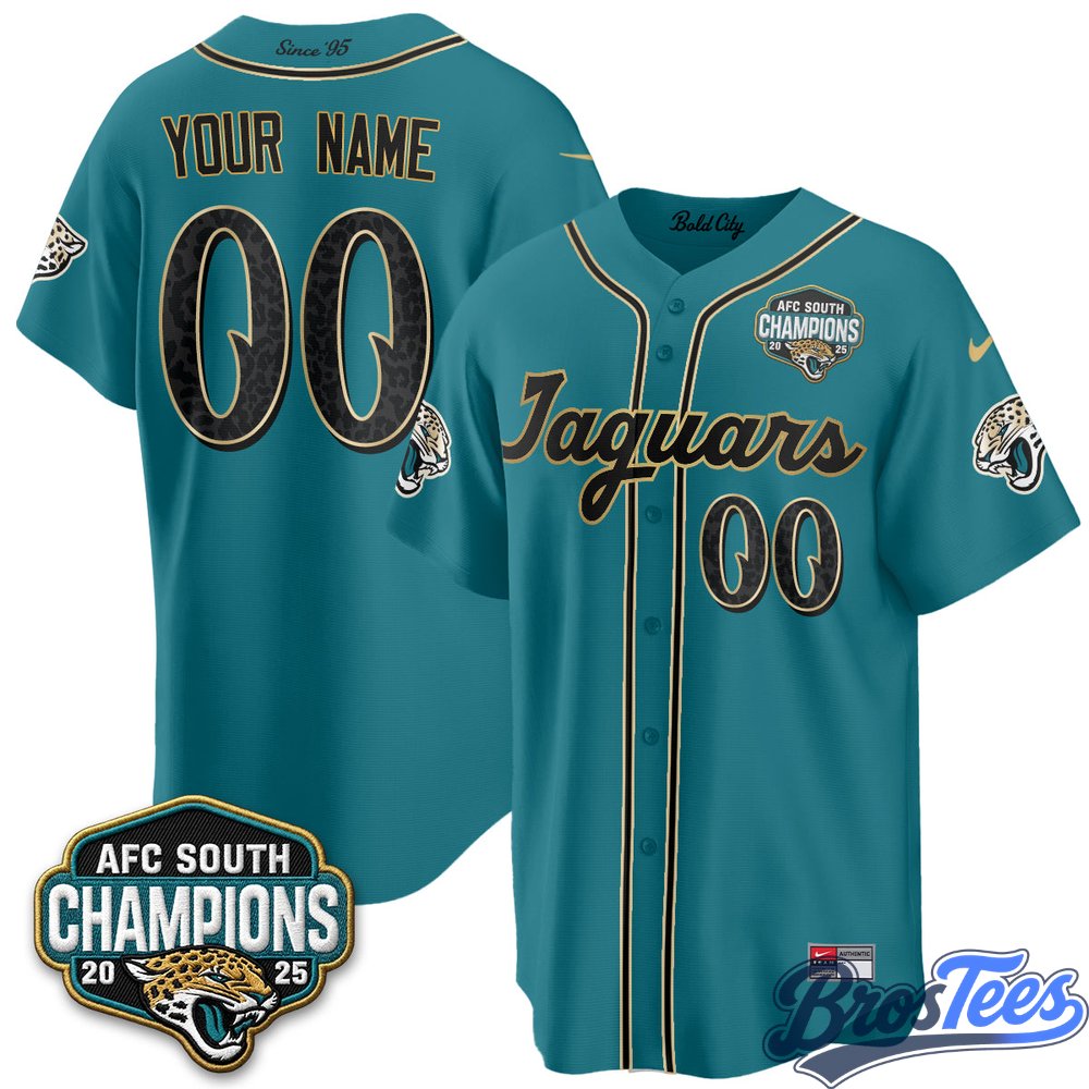 Jacksonville Jaguars 2026 Rivalries Baseball Vapor Custom Jersey