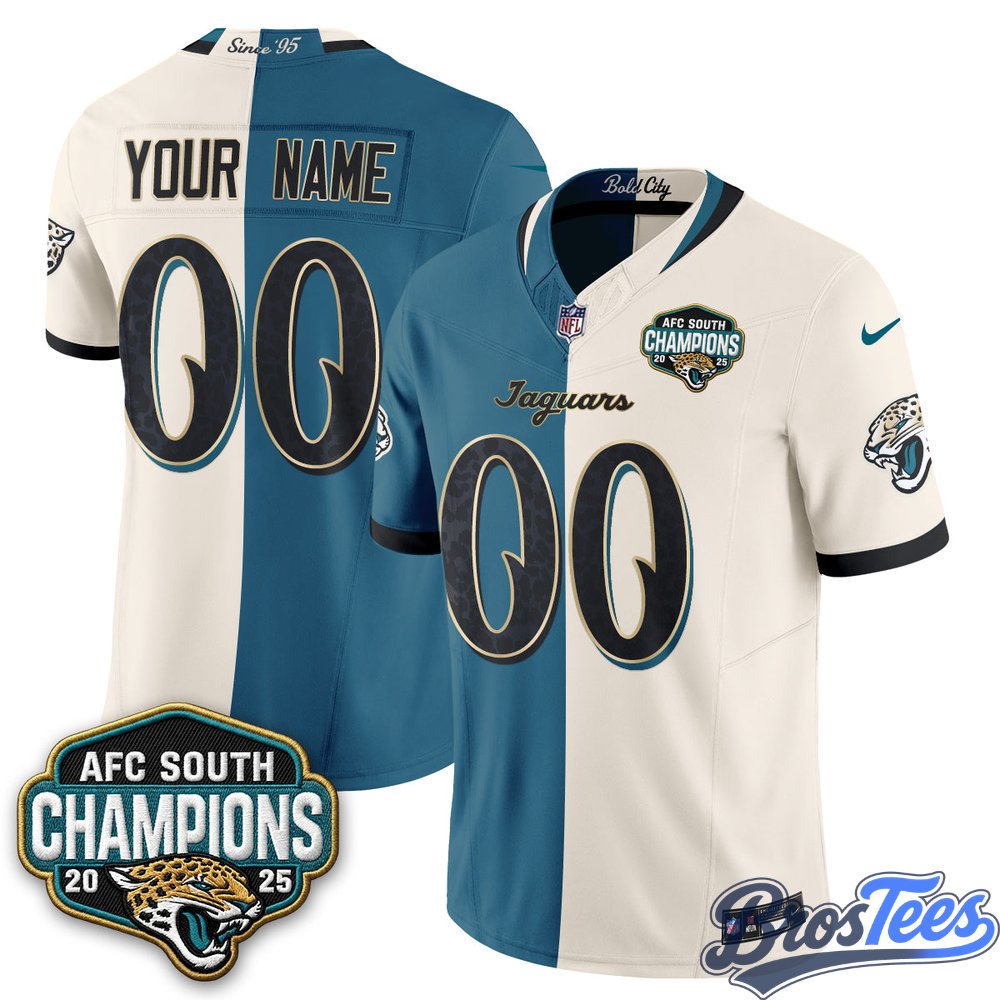 Jacksonville Jaguars 2026 Rivalries Split Vapor Custom Jersey