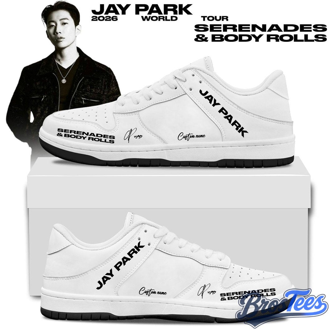 Jay Park World Tour Serenades & Body Rolls Signed Low Top Shoes