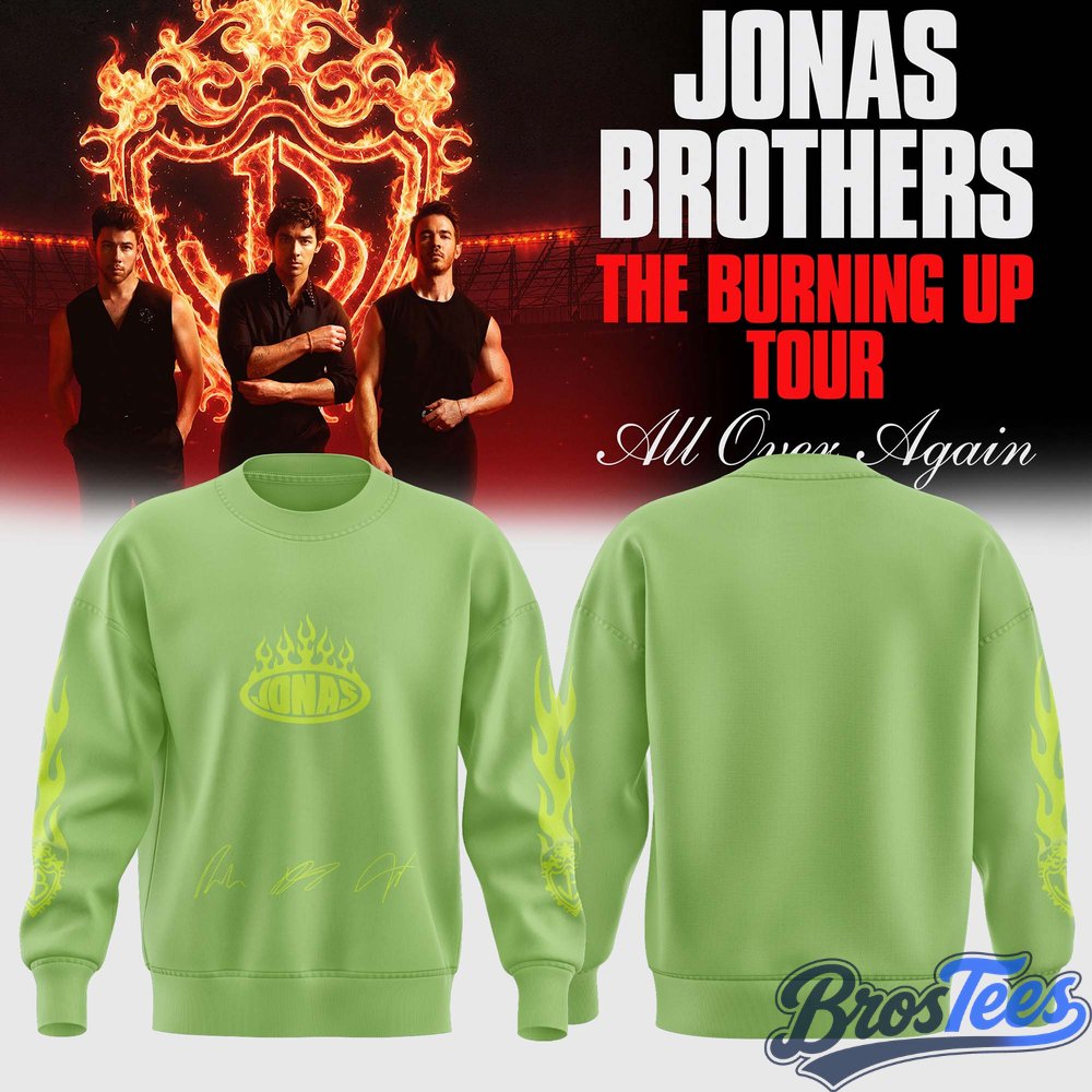 Jonas Brothers The Burning Up Tour Sweatshirt