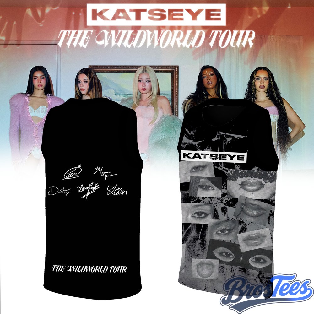 KATSEYE The Wildworld Tour Signed Basketball Jersey