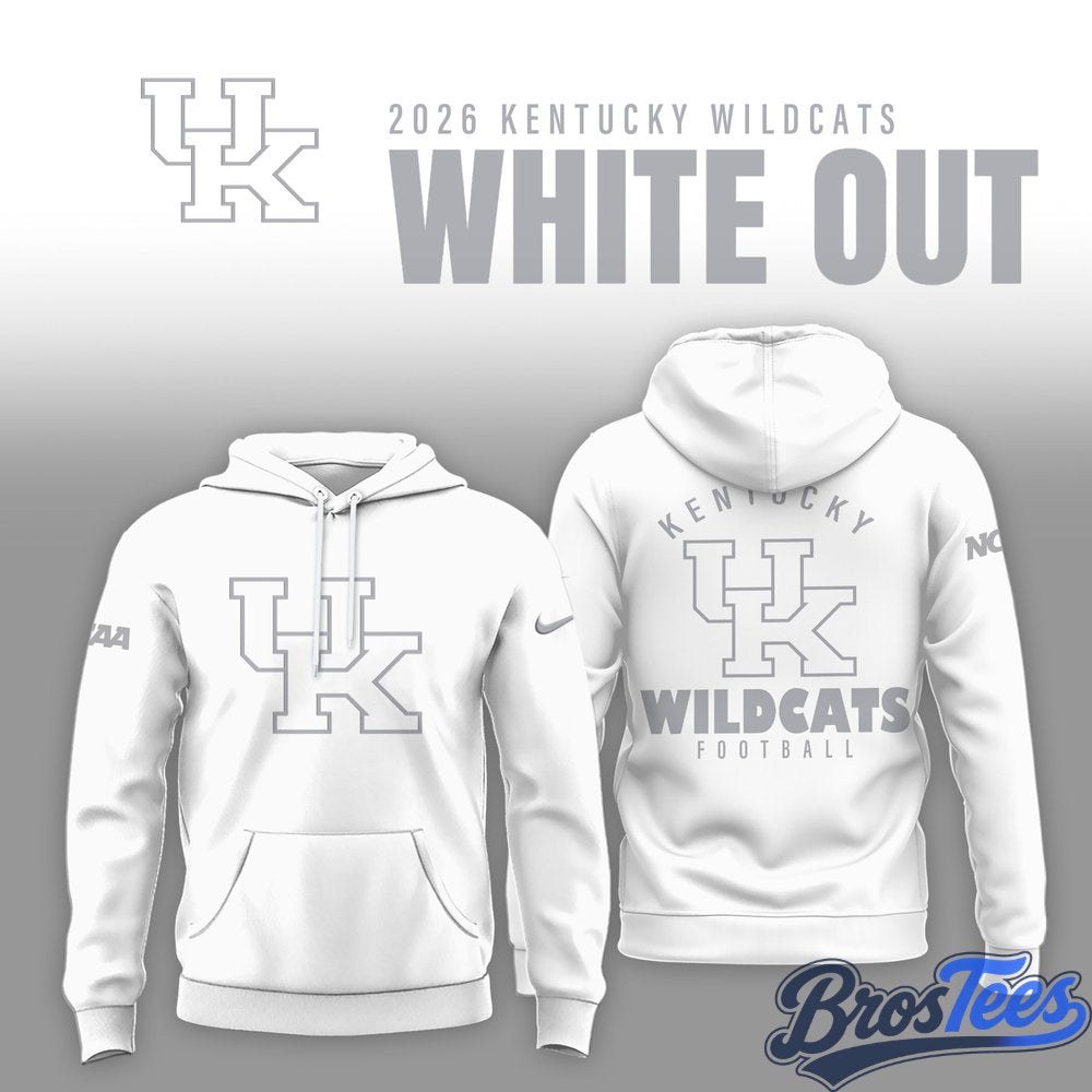 Kentucky Wildcats White Out Hoodie