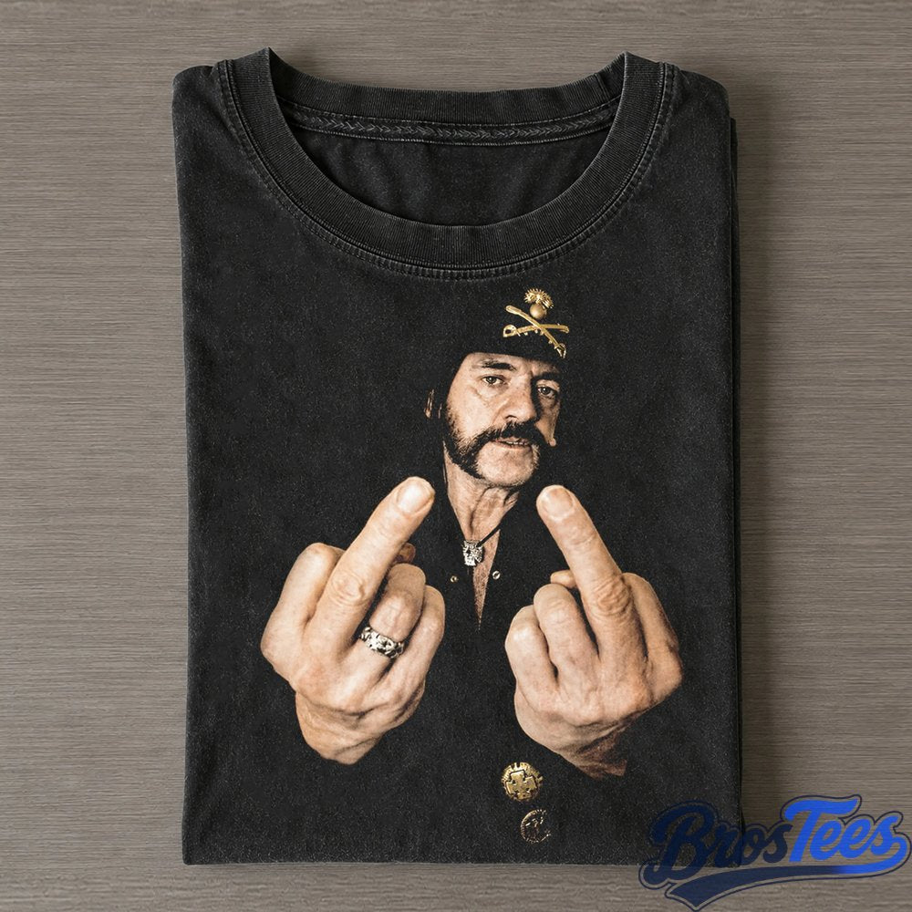 Lemmy Kilmister Finger Vintage Tee