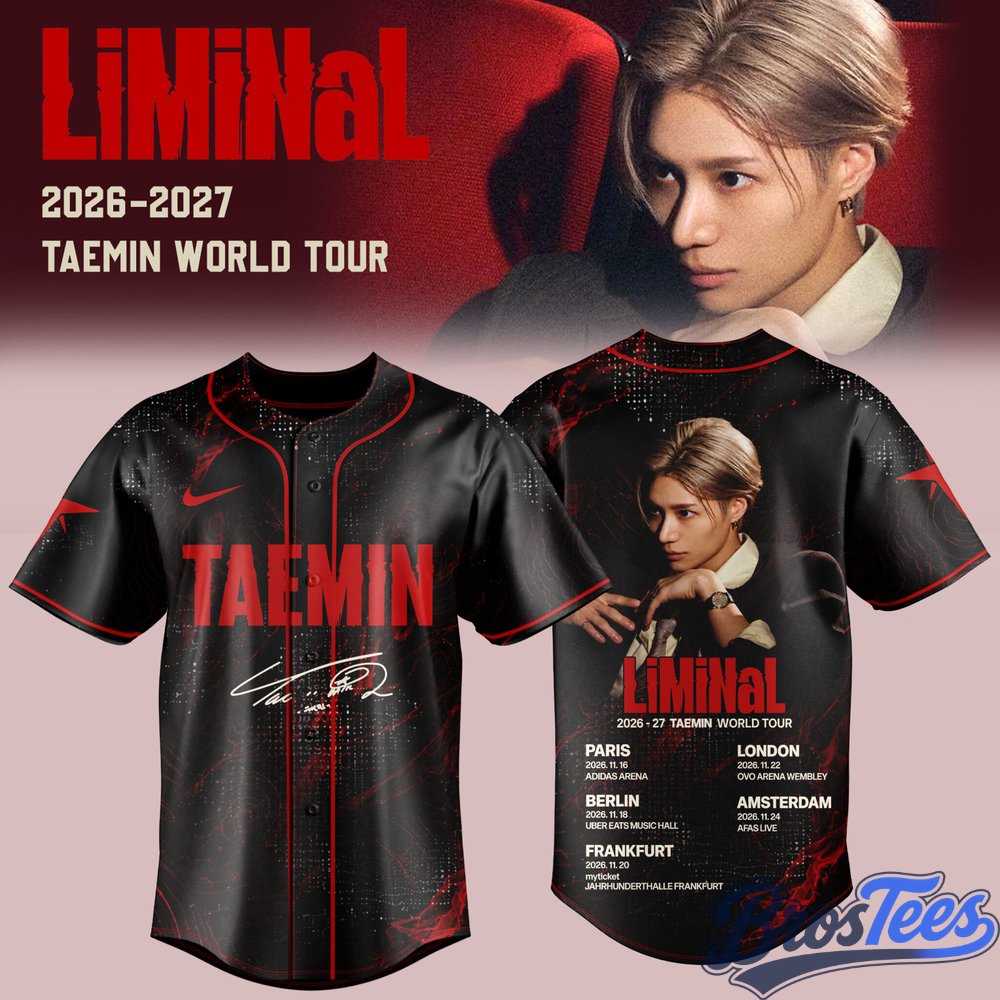 LiMiNaL 2026–27 TAEMIN World Tour Baseball Jersey – BrosTees