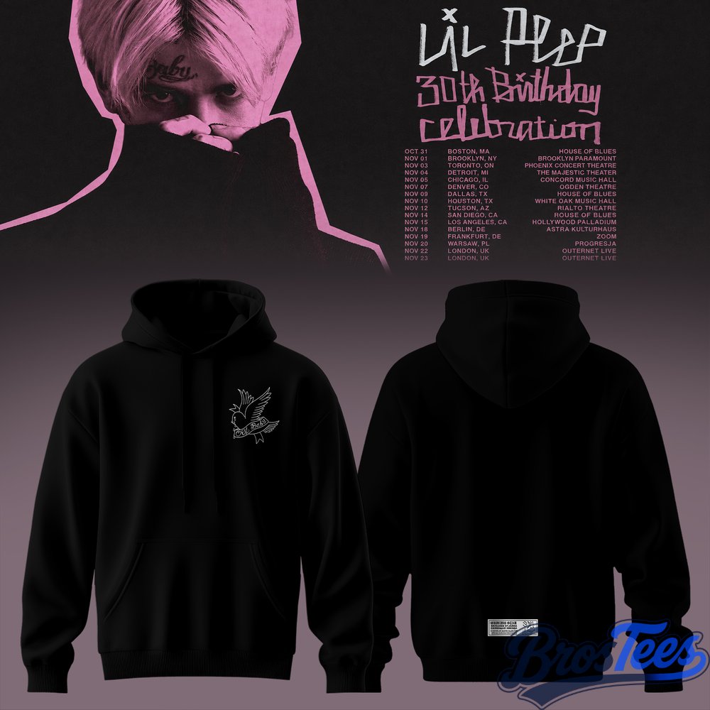 Lil Peep 30th Birthday Celebration 2026 Tour Special Hoodie