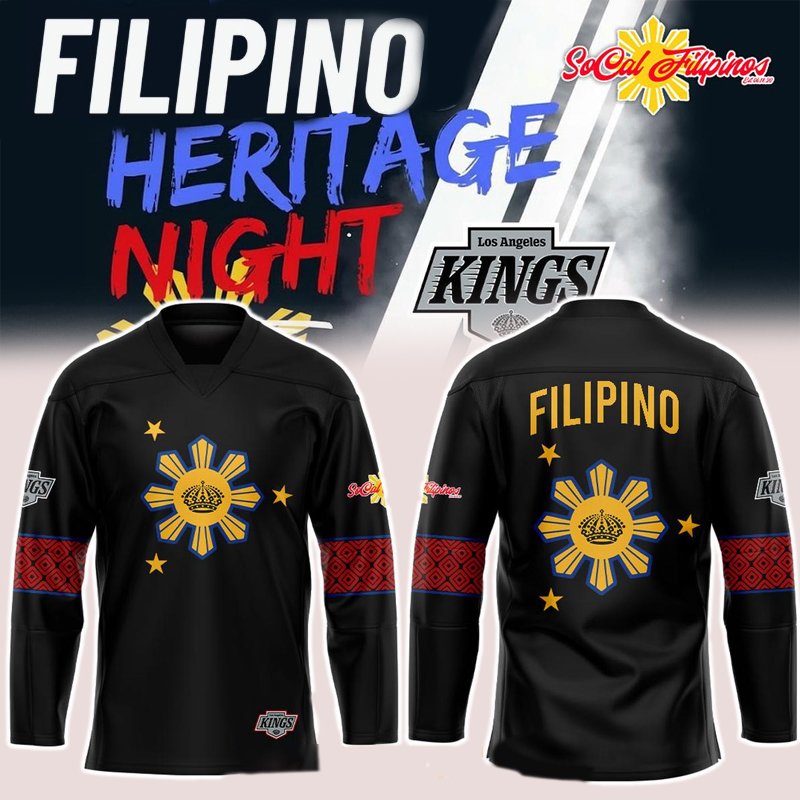 Los Angeles Kings 2026 Filipino Heritage Night Hockey Jersey