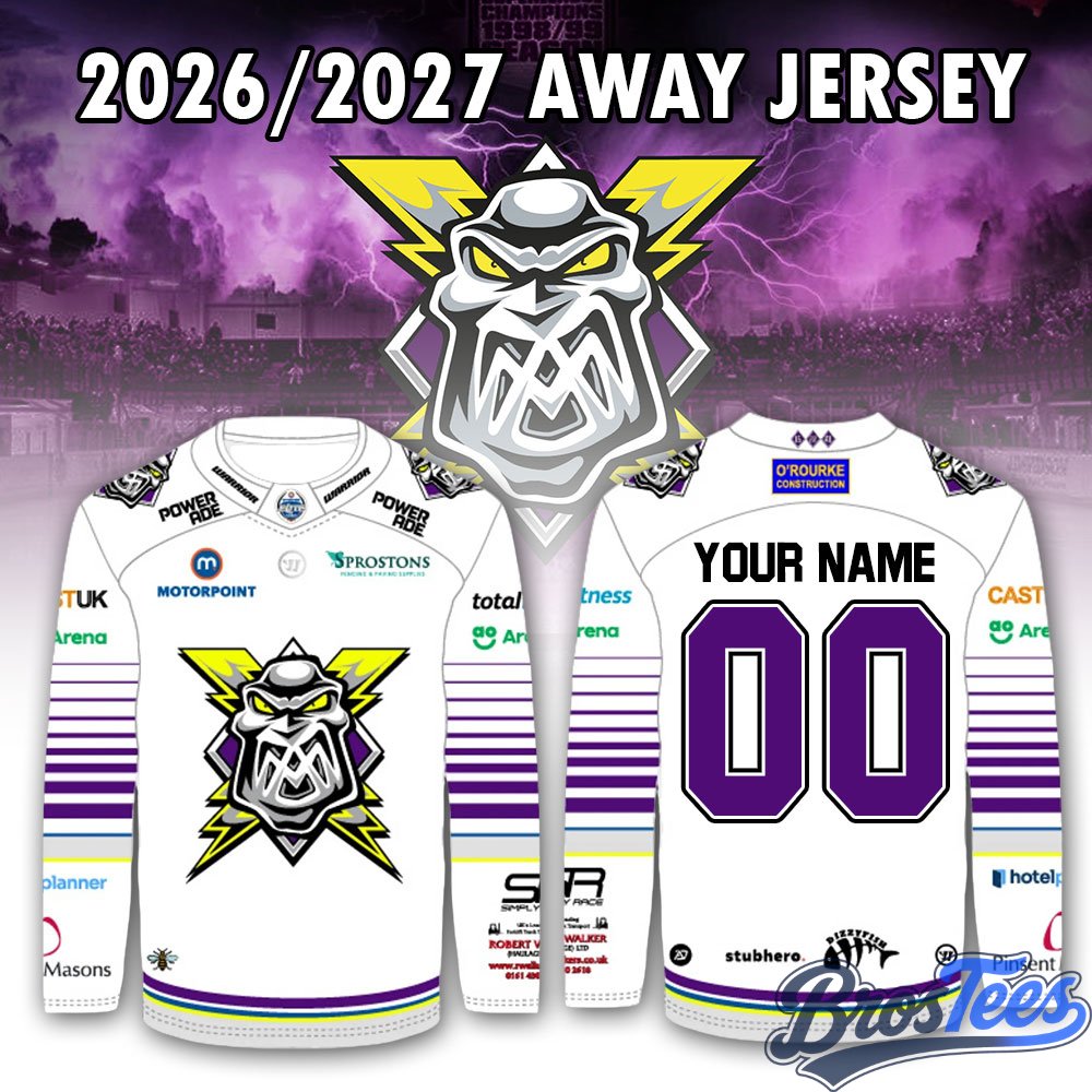 Manchester Storm 2026-27 Personalized Away Jersey