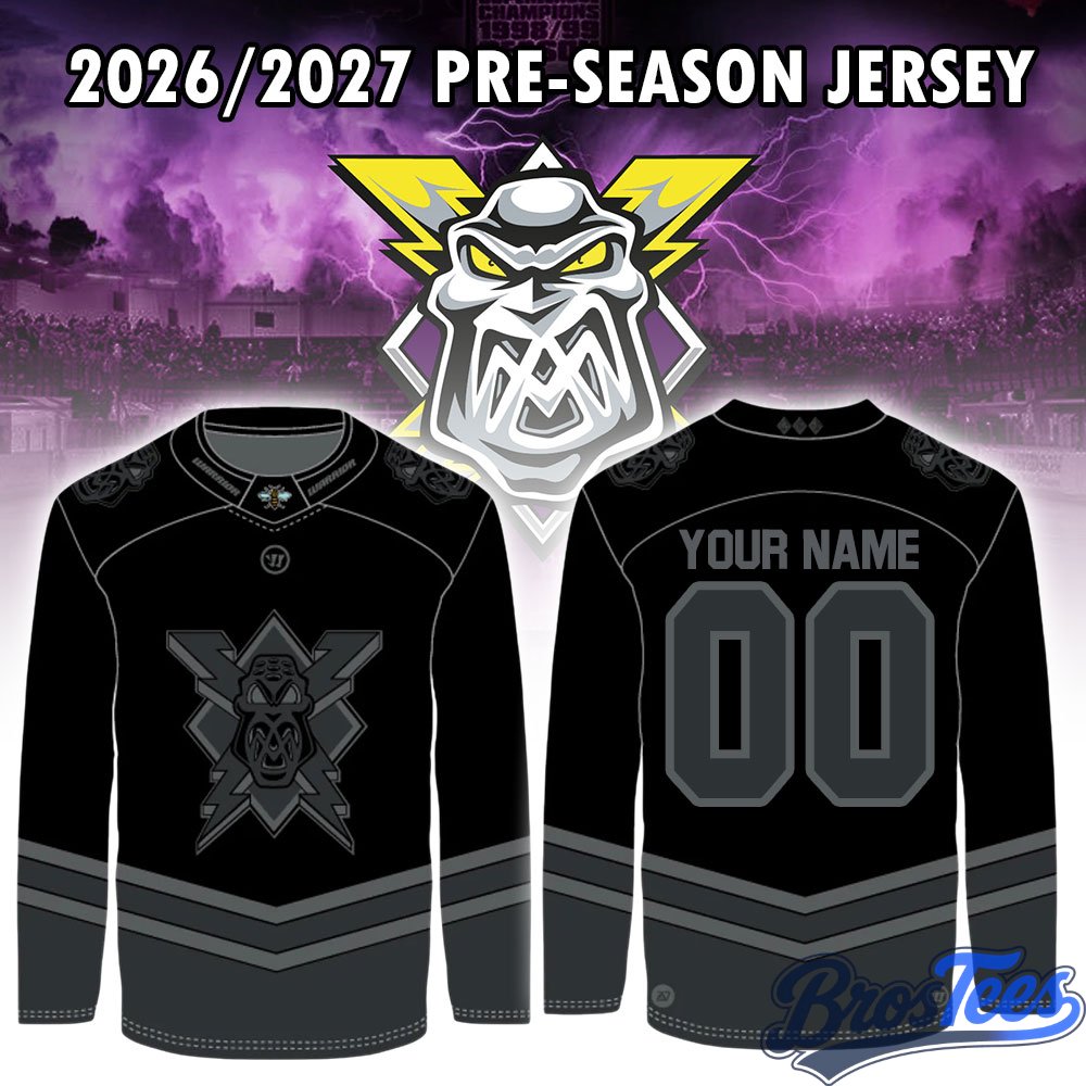 Manchester Storm 2026-27 Personalized Pre-season Jersey