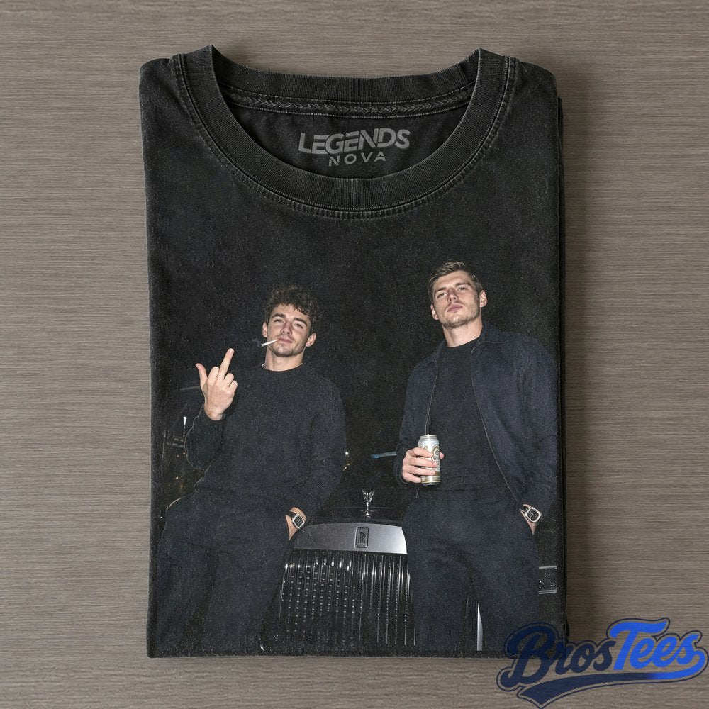 Max Verstappen & Charles Leclerc F1 Tee